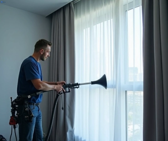 Professional drapes cleaning process tools Matty Curtain Cleaning altona-north-vic